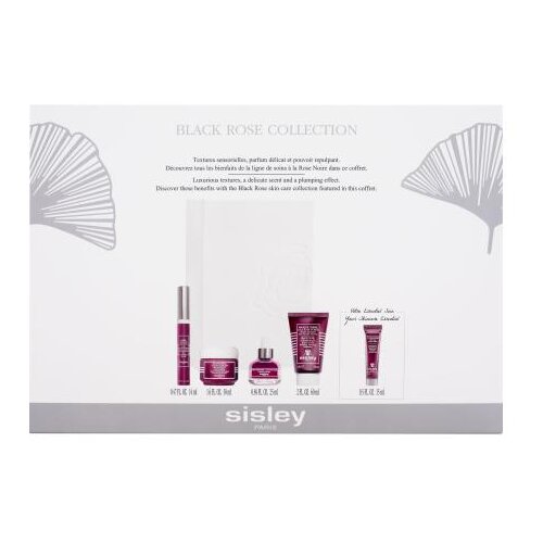 Sisley Black Rose Collection Set maska za obraz Black Rose Cream Mask 60 ml + olje za obraz Black Rose Precious Face Oil 25 ml + krema za obraz Black Rose Skin Infusion Cream 50 ml + gel za okoli oči Black Rose Eye Contour Fluid 14 ml + emulzija za telo Black Rose Beautifying Emulsion 15 ml + kozmetična torbica za ženske Cene