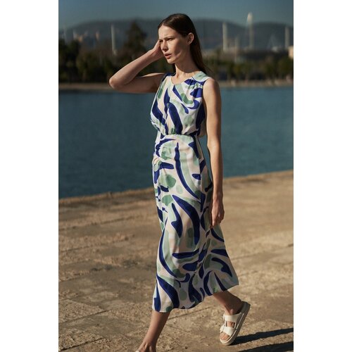 Moodo Women&amp;#039;s dress - white/mint Slike