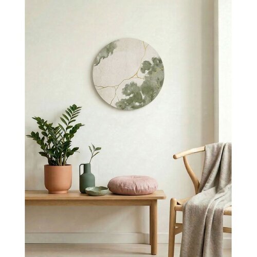 WALLXPERT Huhu1728 - 40 x 40 Multicolor Decorative Framed MDF Painting Cene