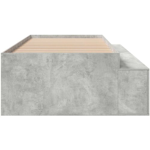  Okvir kreveta za skladi&amp;scaron;te betonski sivi 100x200 cm Slike