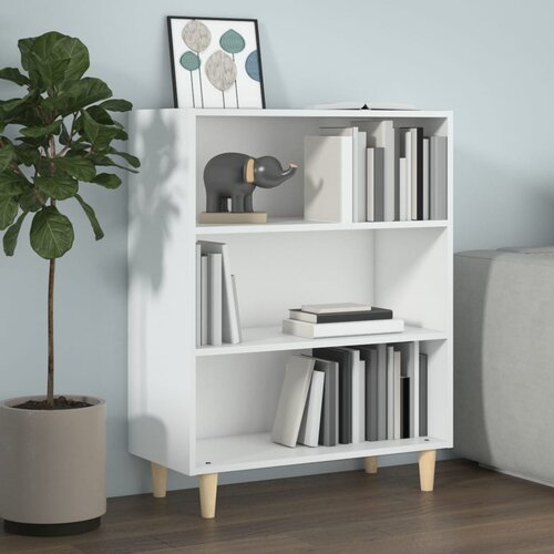 vidaXL komoda bijela 69,5x32,5x90 cm od konstruiranog drva Cene