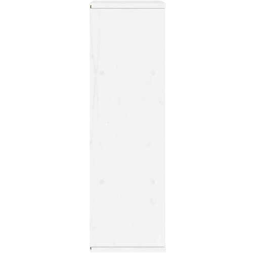  Bočni ormarić s ladicom ODDA bijeli 40x24x79 cm puno drvo bor Slike