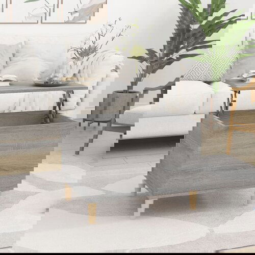 VidaXL Klubska mizica siva sonoma 60x44,5x45 cm inženirski les Slike