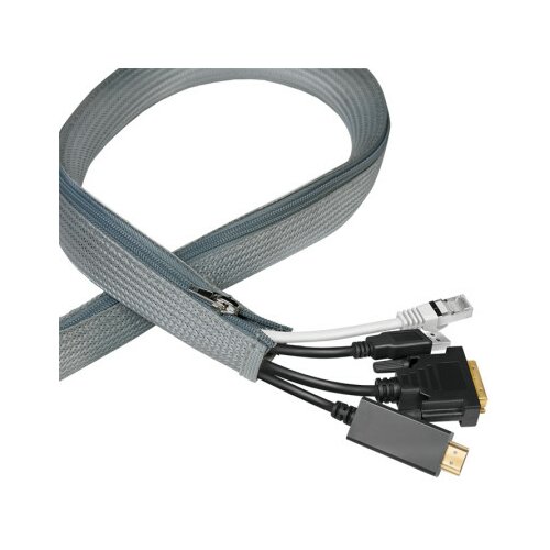 Logilink fleksibilna zaštita za kablove sa rajfešlusom 1m x 30mm siva ( 4673 ) Slike