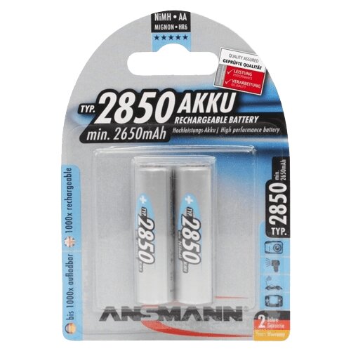 Ansmann 1x2 NiMH rech. battery 2850 Mignon AA 2650 mAh Cijene