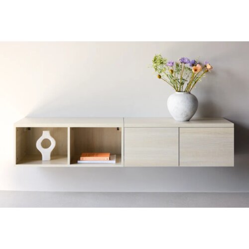 Venture Home TV komoda Nomi 45 &amp;times; 35 &amp;times; 180 cm, izbijeljena (whitewash) Slike