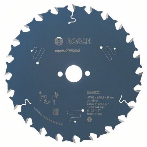 Bosch list kružne testere expert for wood 165x20x2.6;1.6x24 t Cene