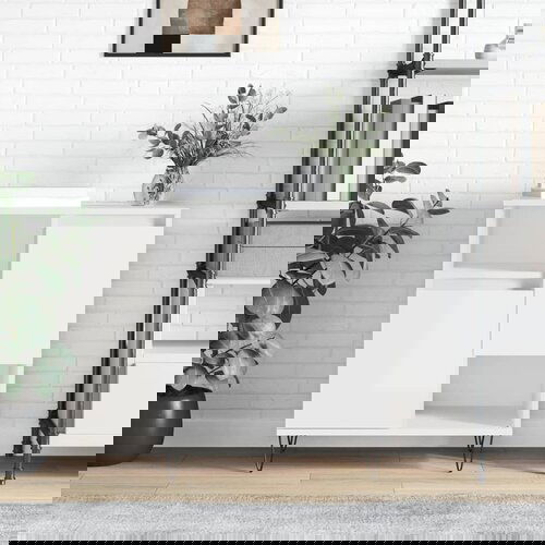vidaXL Komoda sjajna bijela 60 x 35 x 70 cm od konstruiranog drva Cijene