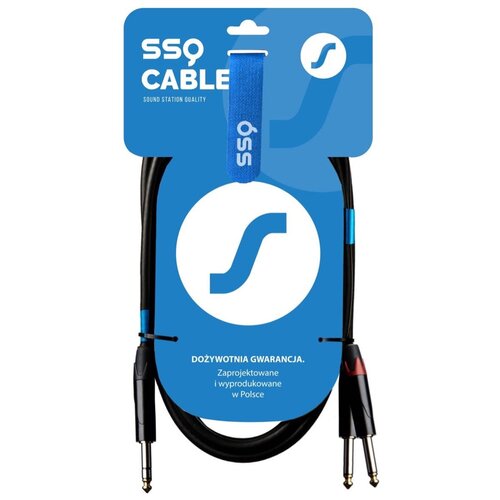 SOUND STATION QUALITY (SSQ) SSQ JSJM2 SS-1453 Cable Jack Stereo - 2x Jack Mono 2 m Black Cijene