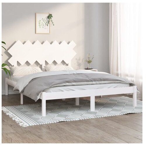  Posteljni okvir bel 140x190 cm trles Cene