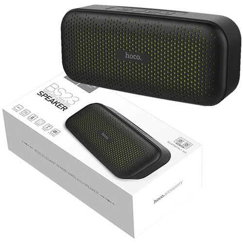Hoco. Zvučnik bežični, Bluetooth, 1200 mAh, 3 h, 5 W, crna &amp;ndash; BS23 Elegant rhyme Slike