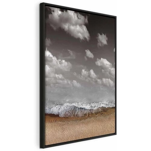  Slika - Sky Wave (1 Part) Vertical 60x90 U crnom drvenom okviru Cijene