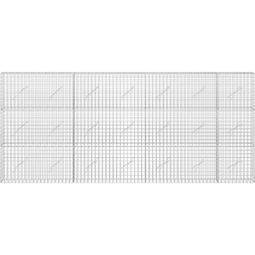  Gabion s 5 mm žicom i mrežom 5x5 cm 350x10x150 cm Slike