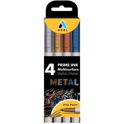 Adel Prime Ink za različite povr&amp;scaron;ine Metalik 4 kom Slike