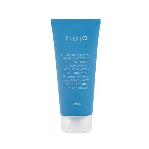 Ziaja limited summer micellar shampoo šampon za kodraste lase za poškodovane lase za suhe lase 200 ml za ženske