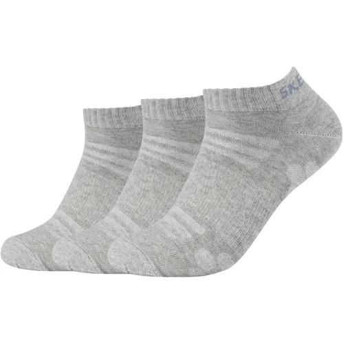 Skechers Športne nogavice 3PPK Mesh Ventilation Socks Siva