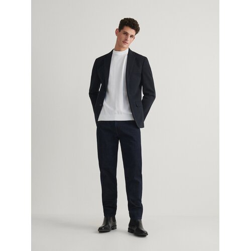 Reserved Suknjič slim fit - Mornarsko modra Cene