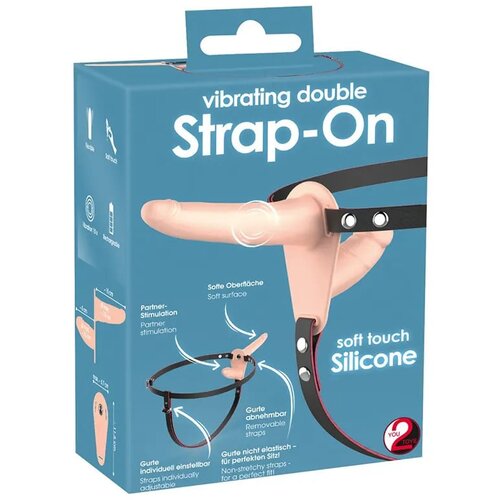  Dupli Strap-On vibrator sa bežičnim daljinskim Cene