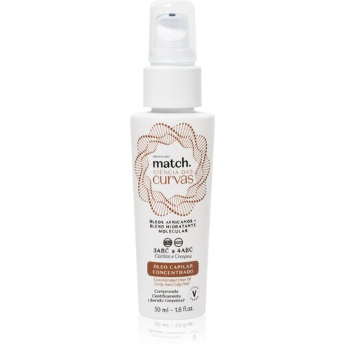 oBoticário Match Science of Curves olje za lase za valovite in kodraste lase 50 ml Cene
