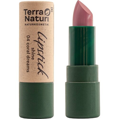 Terra Naturi Lipstick Shine - 4 - Coral Dreams Slike