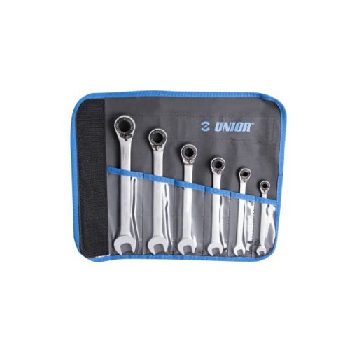 Unior ključevi viljuškasto-okasti sa čegrtaljkom u torbici 8-19 / 6kom 160/2CT 627001 Cene