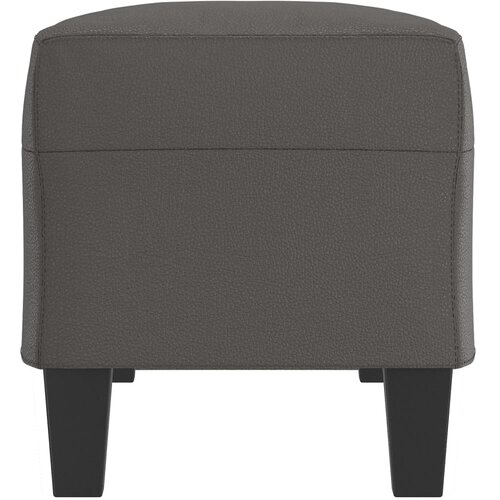  Klupa siva 100 x 35 x 41 cm od umjetne kože Slike