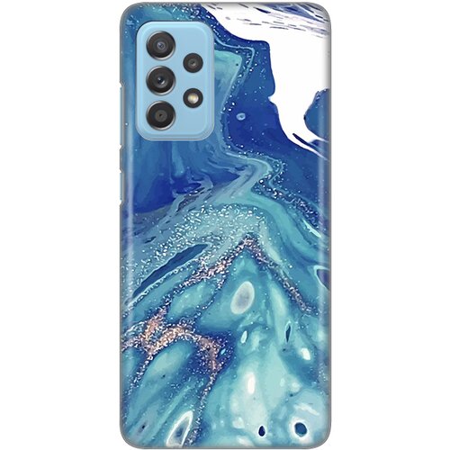  Maska silikonska print za samsung A525F/A526B/A528B galaxy A52 4G/A52 5G/A52s 5G blue marble Slike