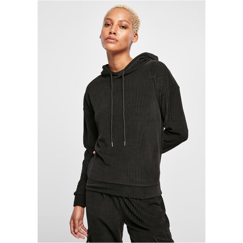 UC Ladies Ladies Velvet Rib Hoody black Slike