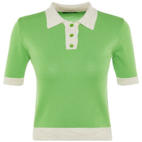 Trendyol Sweater - Green - Slim Slike