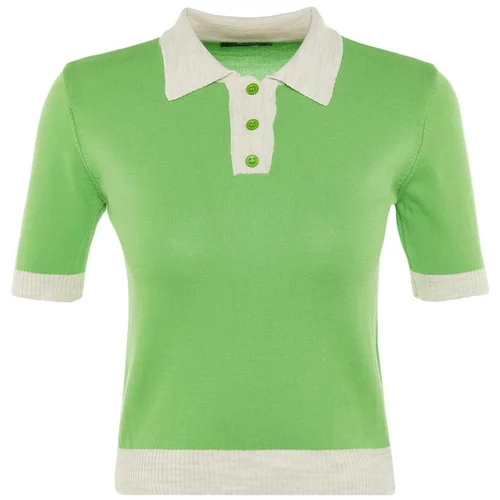 Trendyol Sweater - Green - Slim