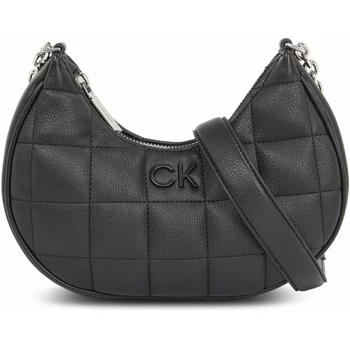 Calvin Klein Ročna torba Square Quilt Chain Shoulder Bag K60K612018 Ck Black BEH