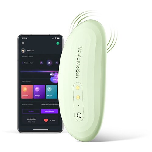 Magic Motion - Nyx Smart Panty Vibrator Green Cene