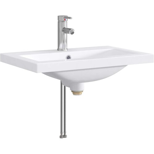 vidaXL Umivalnik za kopalnico Krom 61 x 40 x 16,5 cm Kovina, (5000246288) Cene