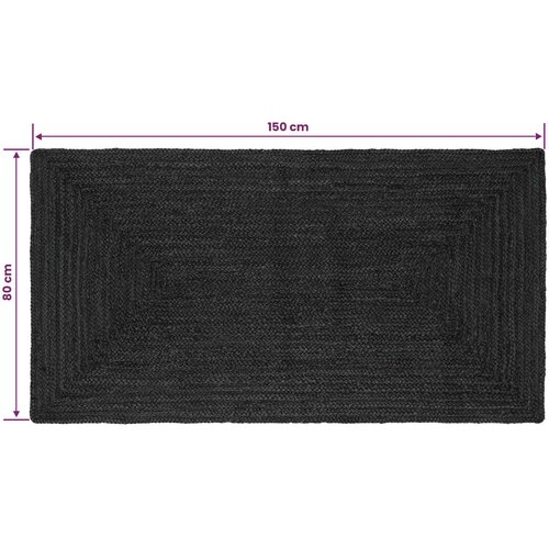  Tepisi za područja Pravokutni Tamnosiva 80 x 150 cm Juta Slike