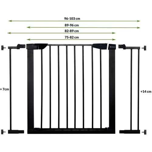 Springos za&amp;scaron;titna ograda za djecu, veličina 75-82 cm ( metal+plastika) Slike