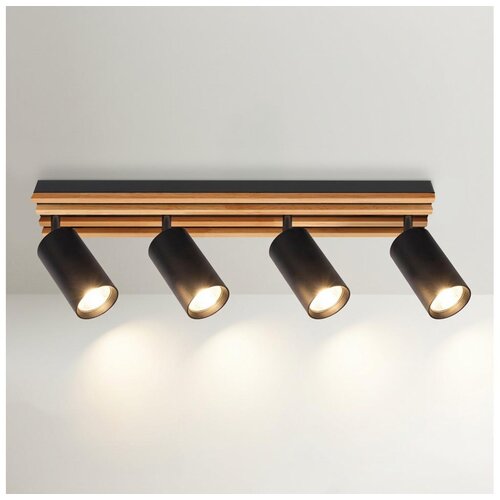  Brilagi - Spot svetiljka SELE WOOD 4xGU10/30W/230V crna/drvo Cene
