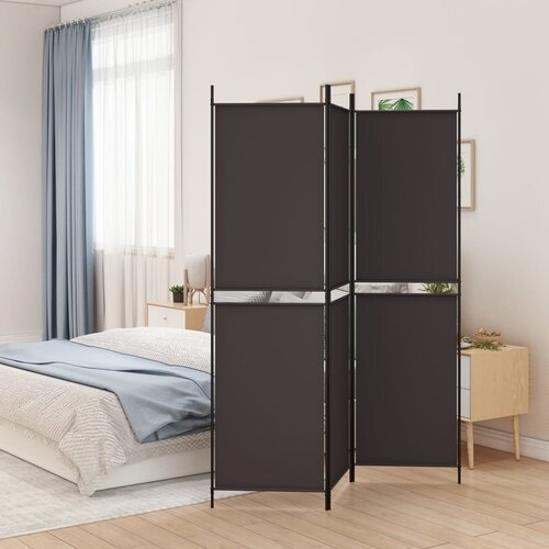  pregrada s 3 panela smeđa 150x200 cm od tkanine Cijene