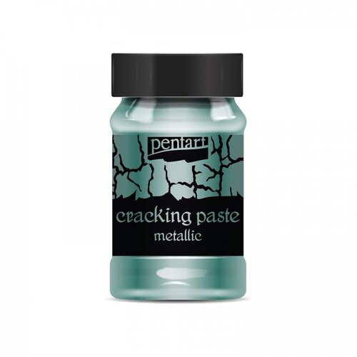  Pasta sa krekl efektom Metallic 100 ml | Silvery Turquoise Cene