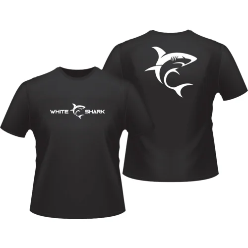 White Shark PROMO T-SHIRT Crna KIDS 11/12, (08-tshirt-b-1112)