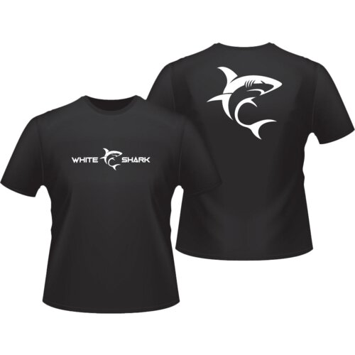 White Shark PROMO T-SHIRT Crna KIDS 11/12, (08-tshirt-b-1112) Slike