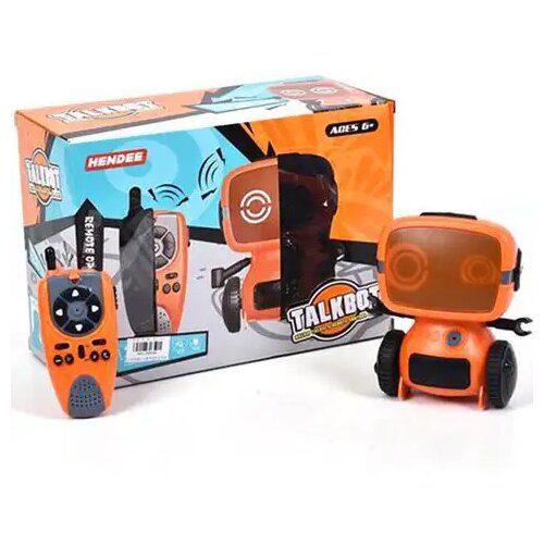 Magic Toys RC interaktivni TalkBot robot z načinom delovanja walkie-talkie v oranžni barvi 2,4 GHz Cene
