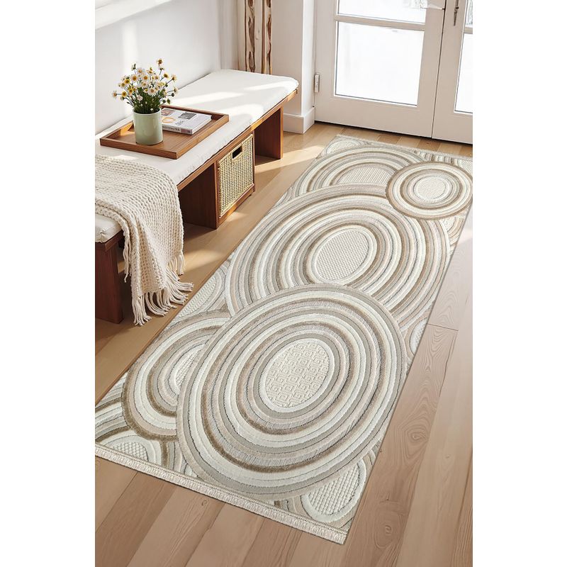 Conceptum Hypnose amorf - Ar002 tepih u krem boji (100 x 200 cm) Cene