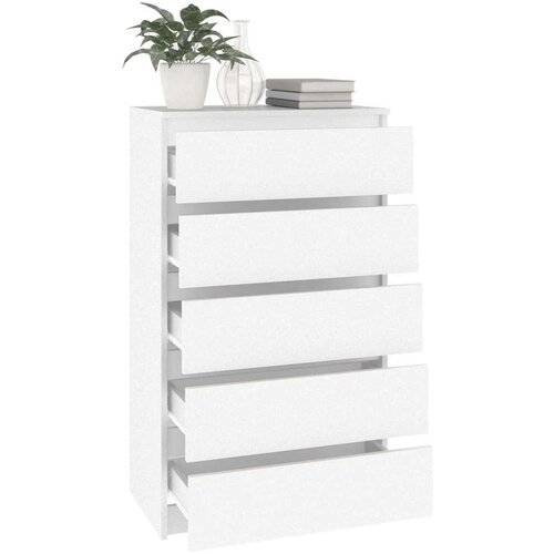 VidaXL ladičar bijeli 60 x 36 x 103 cm od konstruiranog drva Slike