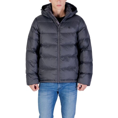 Calvin Klein Jeans LS NYLON ZIP OFF HOO LV04RC518G Siva Slike