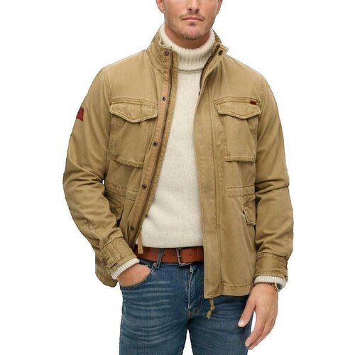 Superdry Jakne Blouson Rookie Military Jacket marron Kostanjeva Cene