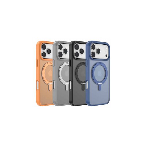 DEVIA Futrola Hard Case Eleguard Series Magnetic 360 Rotating Za Iphone 17 Pro Max Tamno Plava Cene