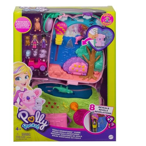 Mattel Polly Pocket: Adventures Koala torba z dodatki Slike