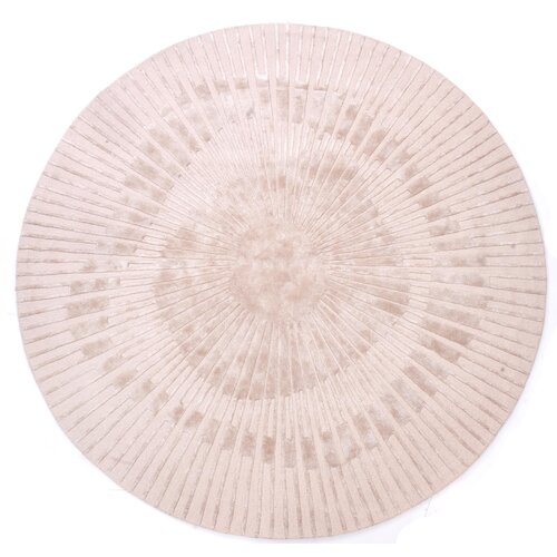 Carpet Decor Tepih Radius Beige Round Slike