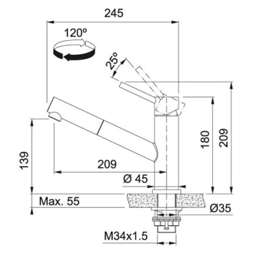 Franke ORBIT HP 115.0569.461 Slike