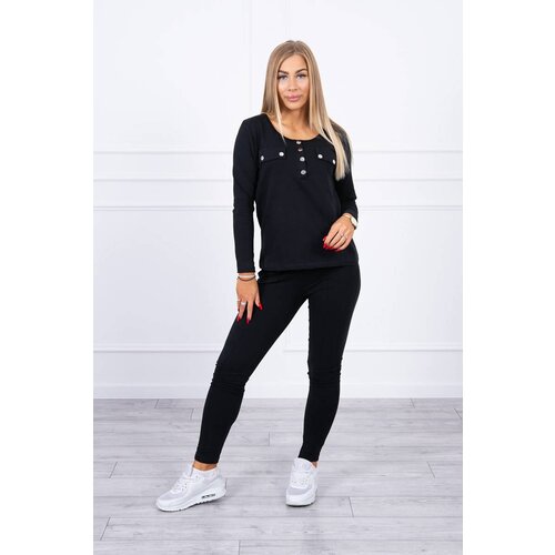 Kesi Set with a neckline with black snaps Cijene